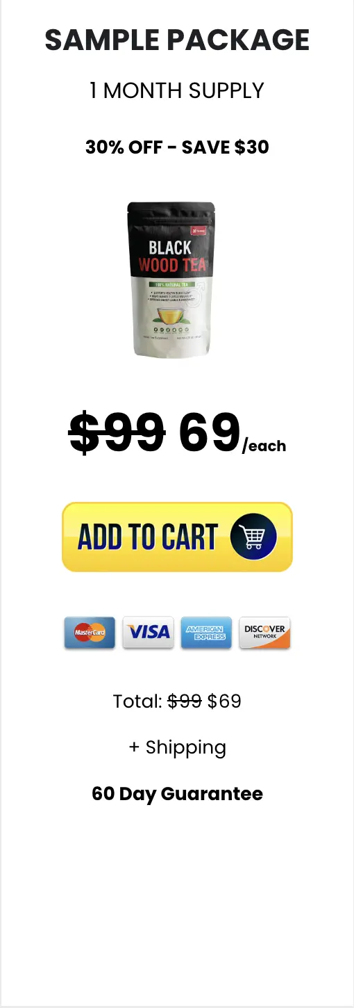 Black Wood Tea one packet